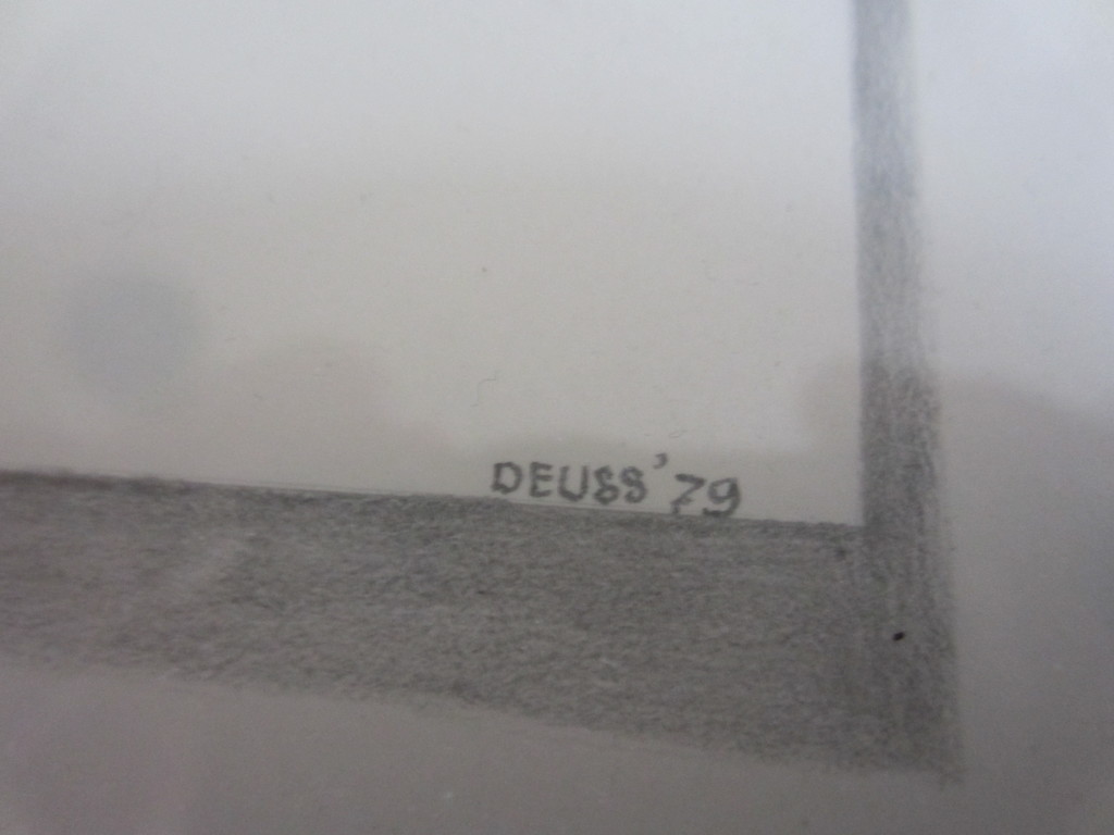 HANS DEUSS UNIEKE TEKENING 1979  kopen? Bied vanaf 30!