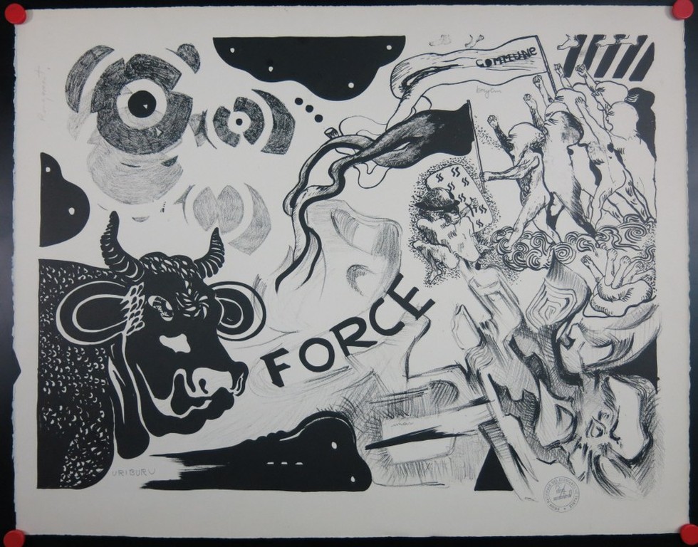 Litho Situationisten 1968: Uriburu, Breyten en 2 anderen kopen? Bied vanaf 35!