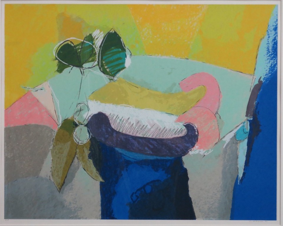 Henk van Vessem: Zeedruk, Zonder titel - Ingelijst kopen? Bied vanaf 40!