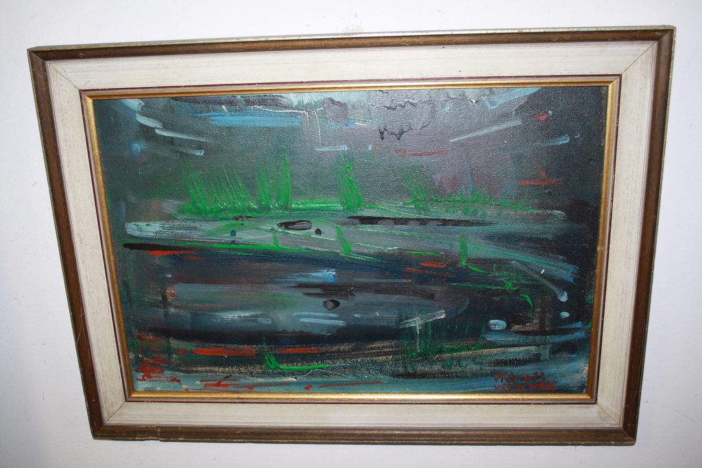 ABSTRACT LANDSCHAP VAN PIET VAN DE WALLE kopen? Bied vanaf 1!