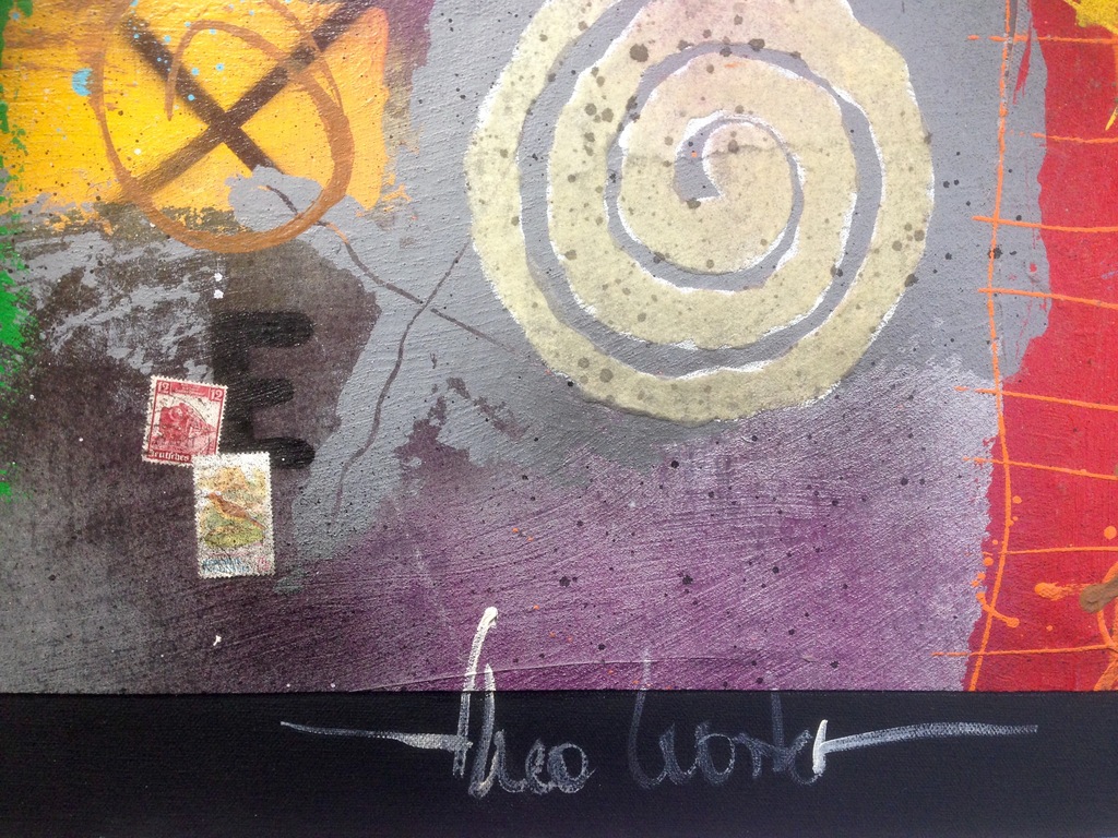 Theo koster, schilderij, spinning around kopen? Bied vanaf 1!