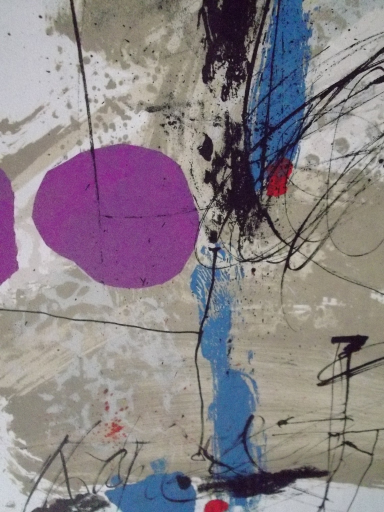 Lithografie, zonder titel,  afmeting 56 x 76 cm. Niet ingelijst kopen? Bied vanaf 90!