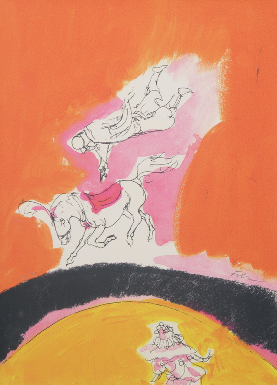 Luis Filcer: Litho, Circus VIII verkocht voor € 35!