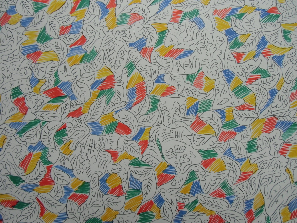 COMPOSED FLOWERS /// KLEURLITHO VAN GEORGE CHEMECHE kopen? Bied vanaf 40!