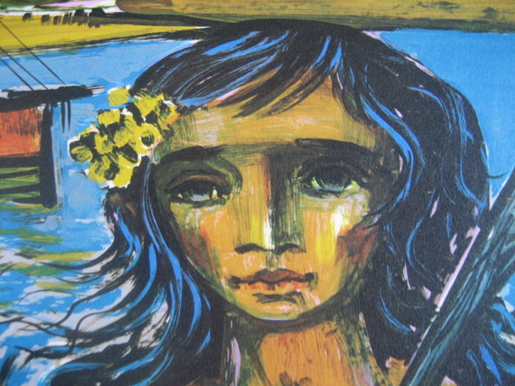 Jorge Dumas - Italian Landscape - Lithografie - Handgesigneerd - oplage 300 ex. kopen? Bied vanaf 1!