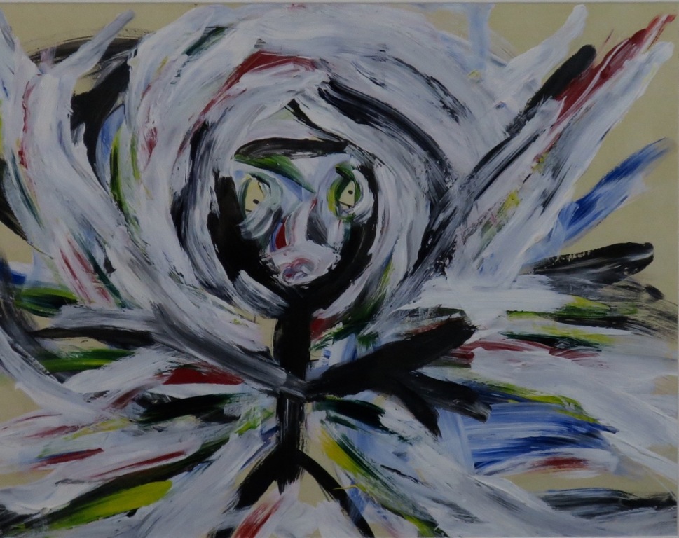 Michael Griffin: Acryl op papier, Dance gypsy dance - Ingelijst kopen? Bied vanaf 40!