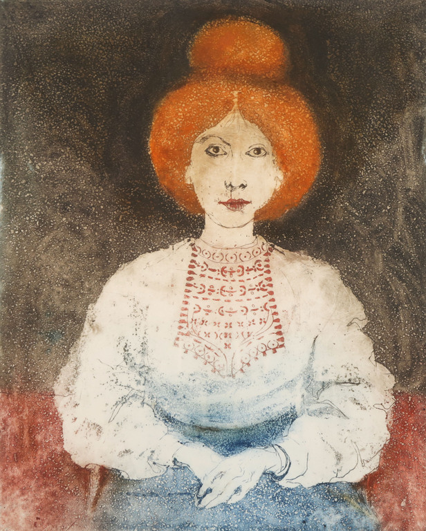 Gretty Rubinstein: Ets en aquatint, Merthe verkocht voor € 35!