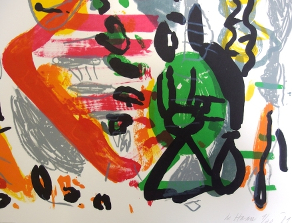 Jurjen de Haan: kleuren litho kopen? Bied vanaf 15!