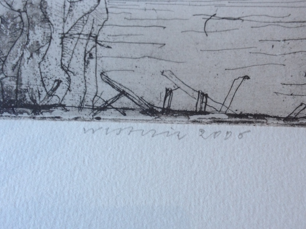 Co Westerik: ets, Vogel boven water kopen? Bied vanaf 1!