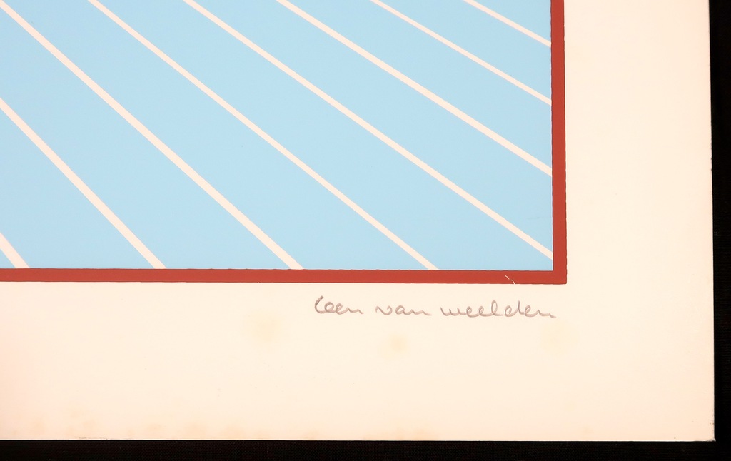 Leen van Weelden: Zeefdruk, Zonder titel kopen? Bied vanaf 1!