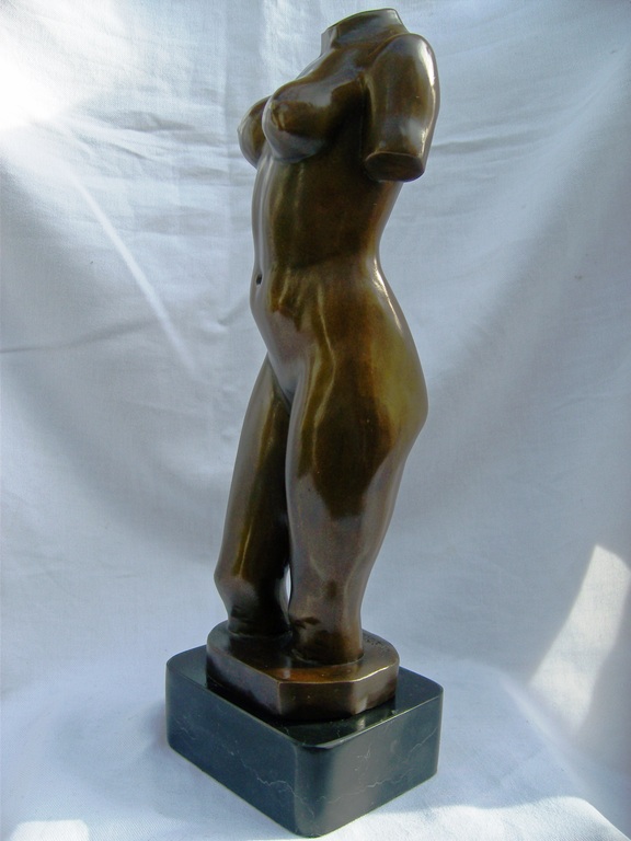 Maillol: Fraai bronzen beeld, staand naakt naar Aristide Maillol kopen? Bied vanaf 175!