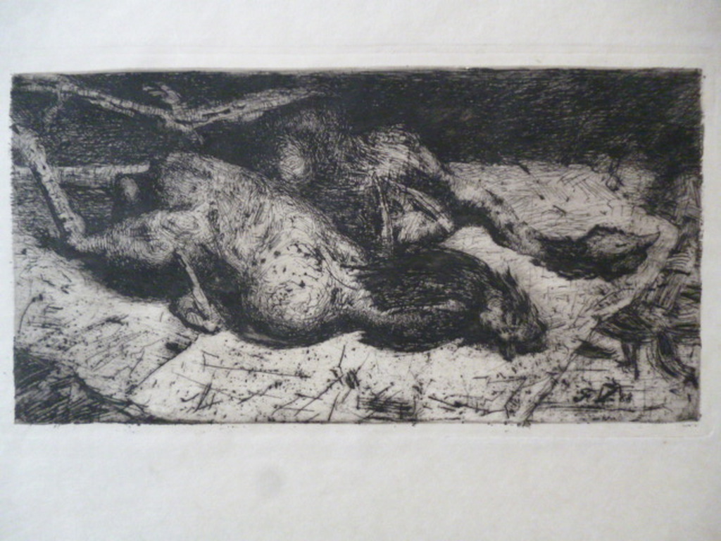 Floris Verster - ets - Geplukte hanen kopen? Bied vanaf 75!