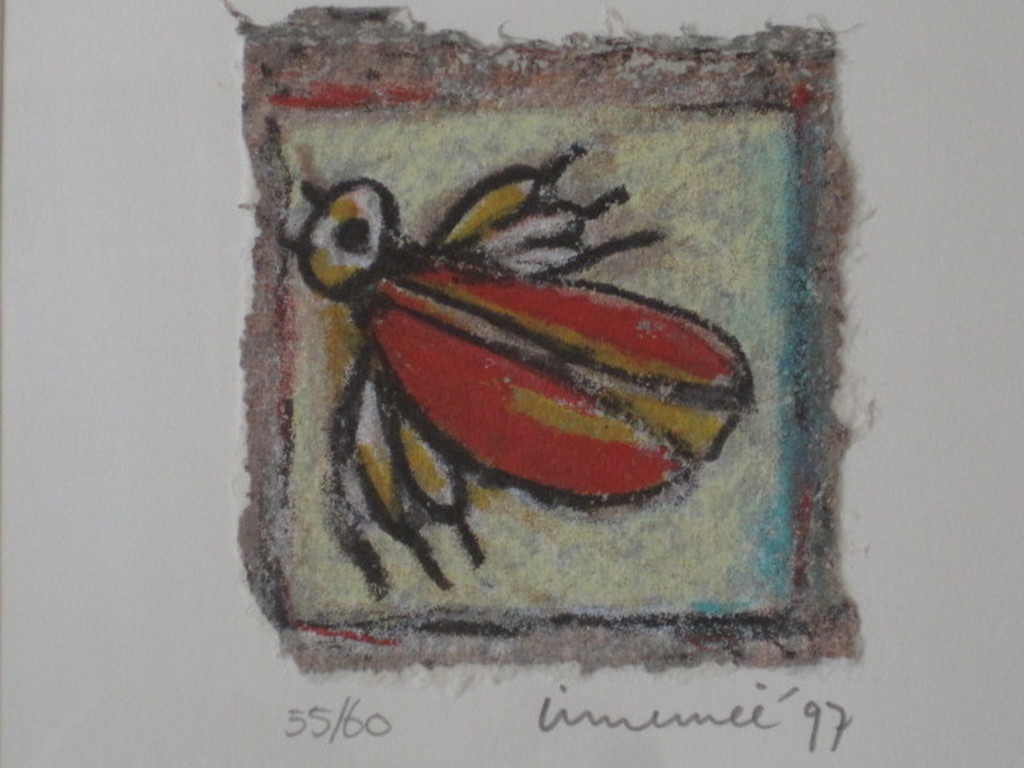 Hans Innemee (1951-) - nagekleurde zeefdruk in zeer beperkte oplage - gesigneerd kopen? Bied vanaf 1!