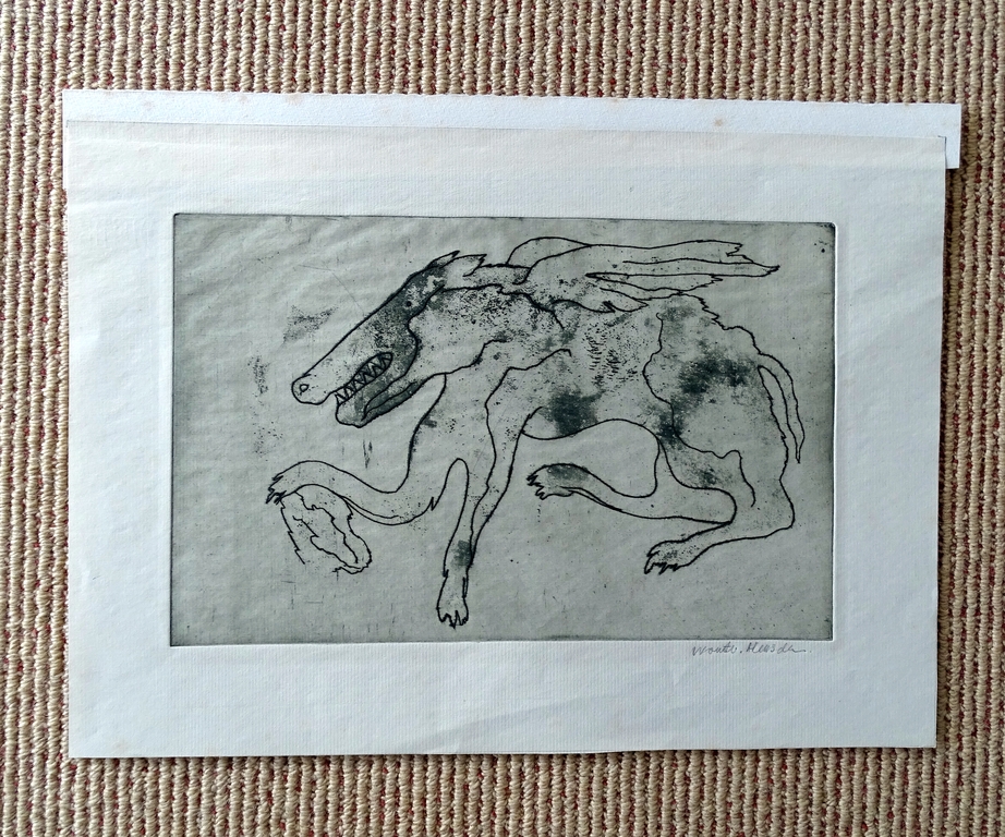Wouter van Heusden, Dier, ets 1948 kopen? Bied vanaf 1!