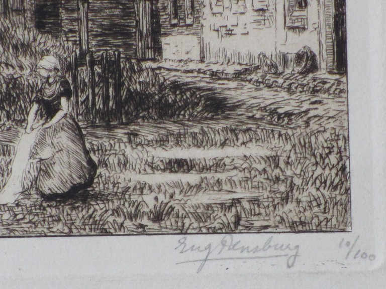 Eugene Rensburg, Kerktoren in Veere, Ets kopen? Bied vanaf 1!