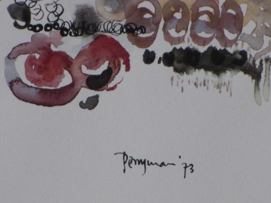 Norman Perryman, Cosmische abstracte compositie, Gemengde techniek kopen? Bied vanaf 40!