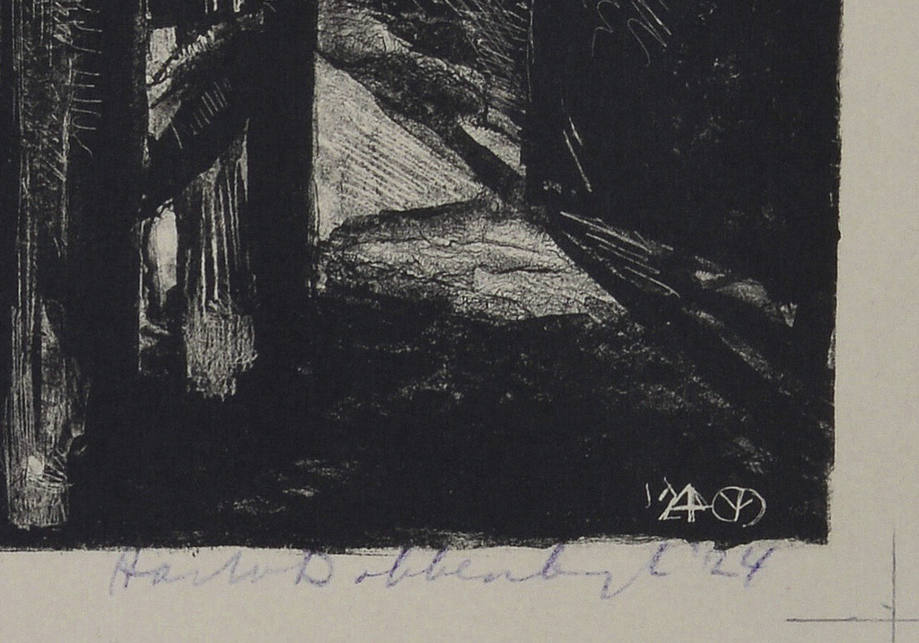Aart van Dobbenburgh: Litho – De stoel - 1924 kopen? Bied vanaf 30!