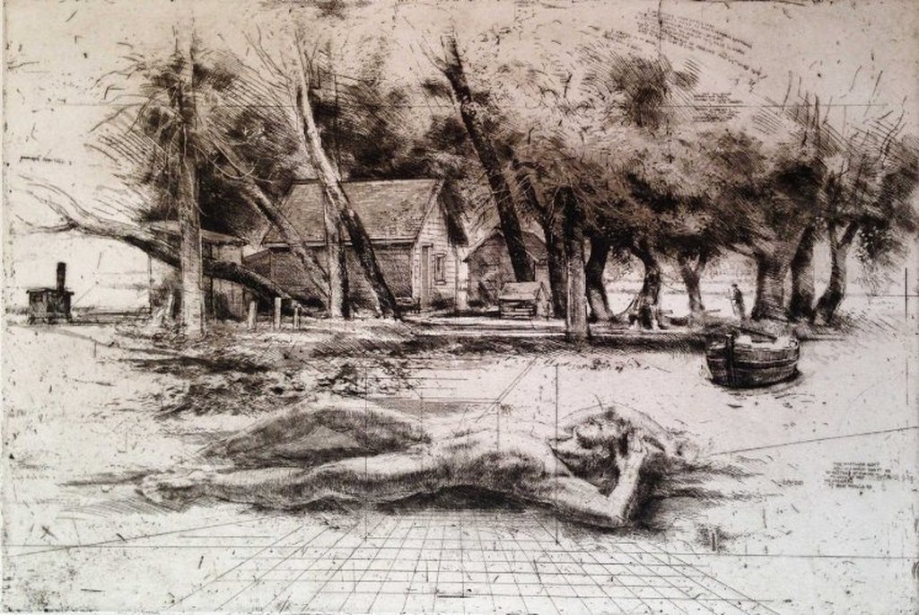 Trevor Southey, Lithografie,Boatman kopen? Bied vanaf 800!