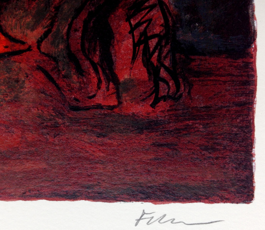 Luis Filcer, Lithografie uit 1994, Handgesigneerd kopen? Bied vanaf 75!