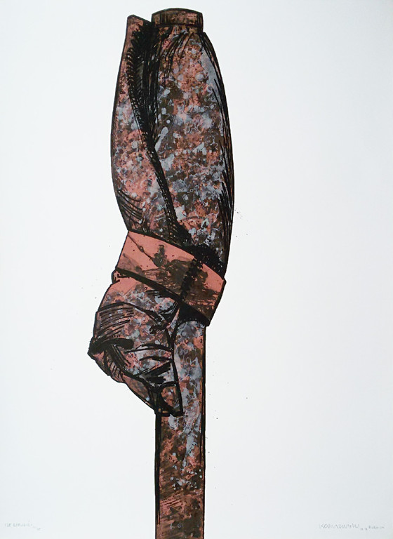 Horst Egon Kalinowski - La Refugié, zeefdruk (groot) verkocht voor € 50!