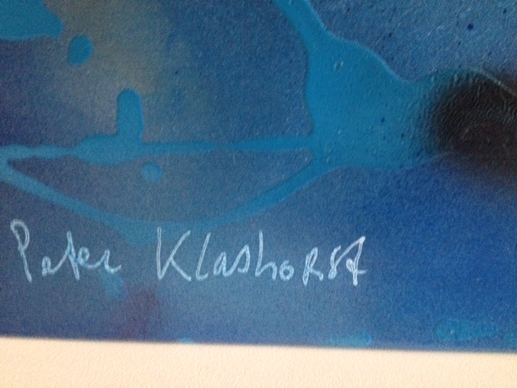 Peter Klashorst, gemengde techniek op doek, gesigneerd met certificaat kopen? Bied vanaf 350!