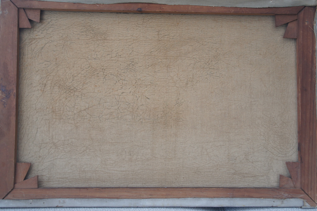 Jan Sirks : olieverfschilderij , landschap bosrand  kopen? Bied vanaf 110!