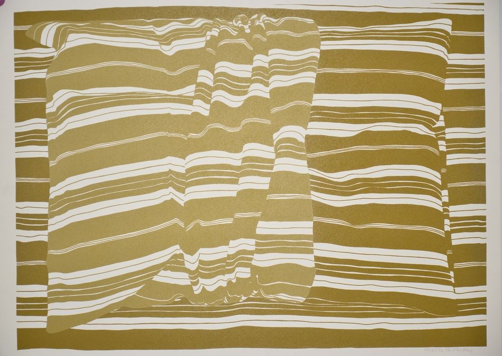 Har Sanders: Zeefdruk. Abstracte compositie kopen? Bied vanaf 70!