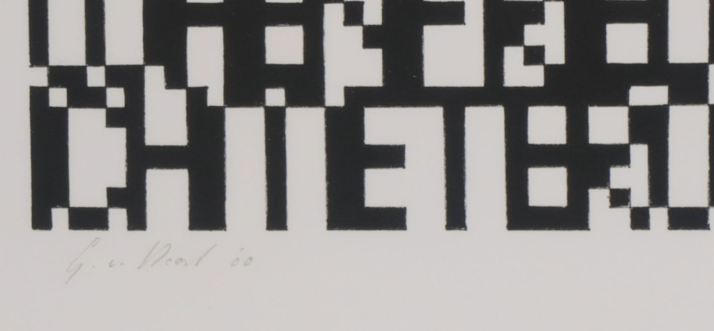 Gijs van Noort: Zeefdruk, Caspar dreaming - Ingelijst kopen? Bied vanaf 50!