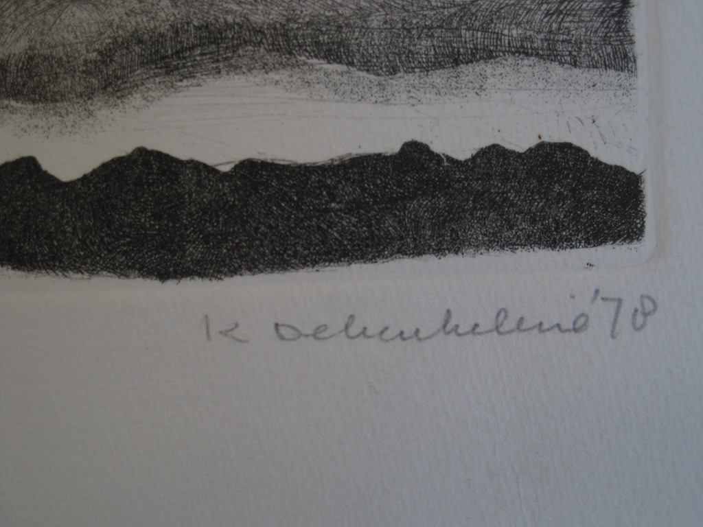 Zeldzaam "Paarden in het zand" Litho vn jonggestorven Grafica Karin Dekeukeleire kopen? Bied vanaf 1!