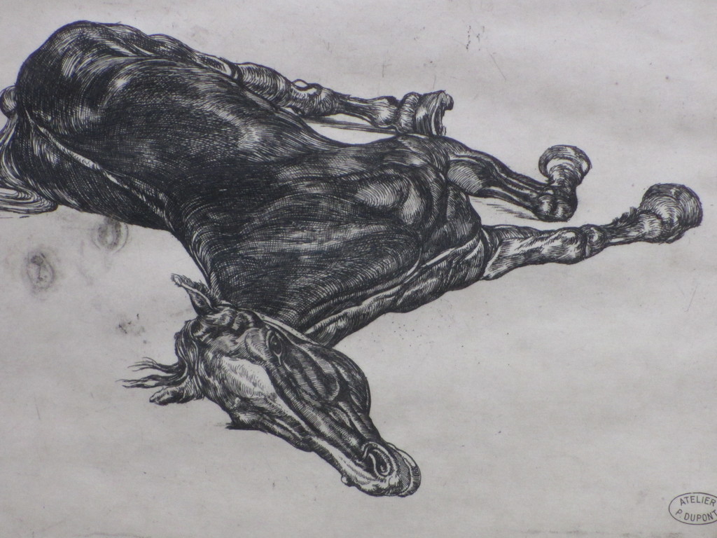 Pieter Dupont, Het doode paard, Ets op koper kopen? Bied vanaf 60!