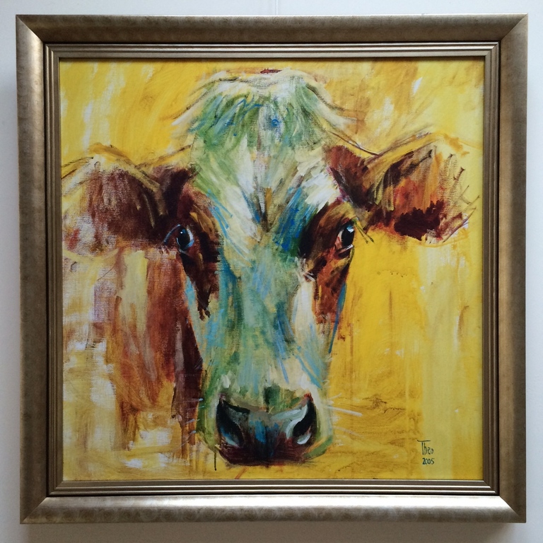 Theo Onnes, Giclee op linnen, met mooie lijst kopen? Bied vanaf 75!