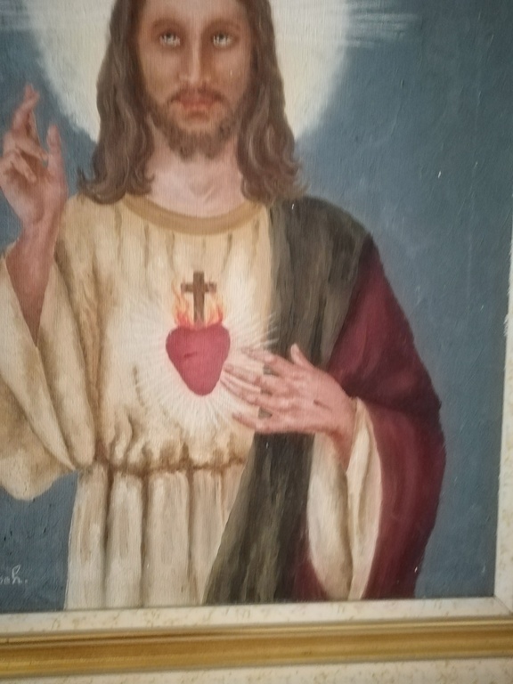 onbekend kunstenaar - olieverf op doek - religieus portret van Jezus kopen? Bied vanaf 1!