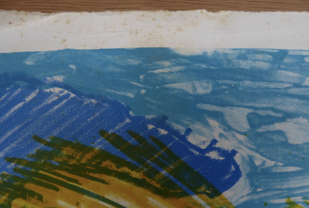 Kleuren litho van Jan Cremer uit 1976 kopen? Bied vanaf 1!