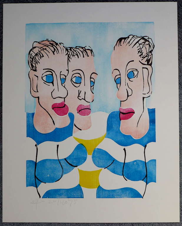 Toon Jansen, houtsnede uit 1975. kopen? Bied vanaf 1!