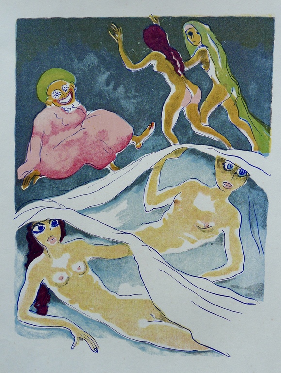 Kees van Dongen,Houtgravure ,"Canne -à-sucre-et Aboul-Hassan ressuscités" kopen? Bied vanaf 10!