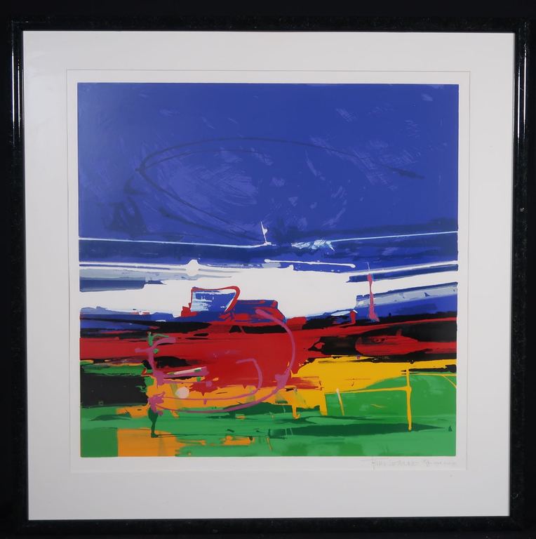 Frank Lejeune: Zeefdruk, Zonder titel - Ingelijst kopen? Bied vanaf 50!