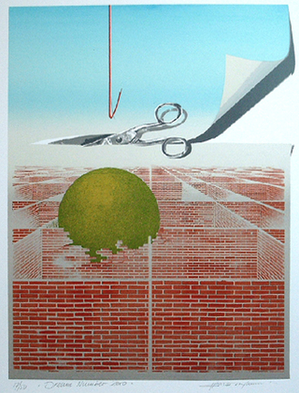 Harrie van Nunen, zeefdruk, Dream Number Zero, 1983 kopen? Bied vanaf 50!