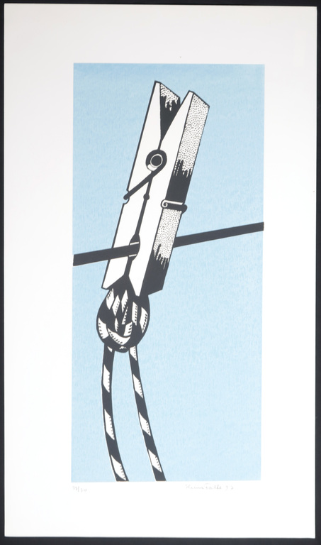 Heinz Falke: Zeefdruk, Wasknijper  kopen? Bied vanaf 20!