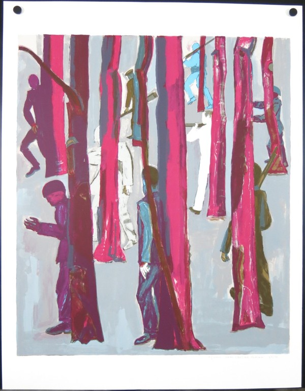 Hans Ebeling Koning: Litho, Bos (rechts) kopen? Bied vanaf 1!