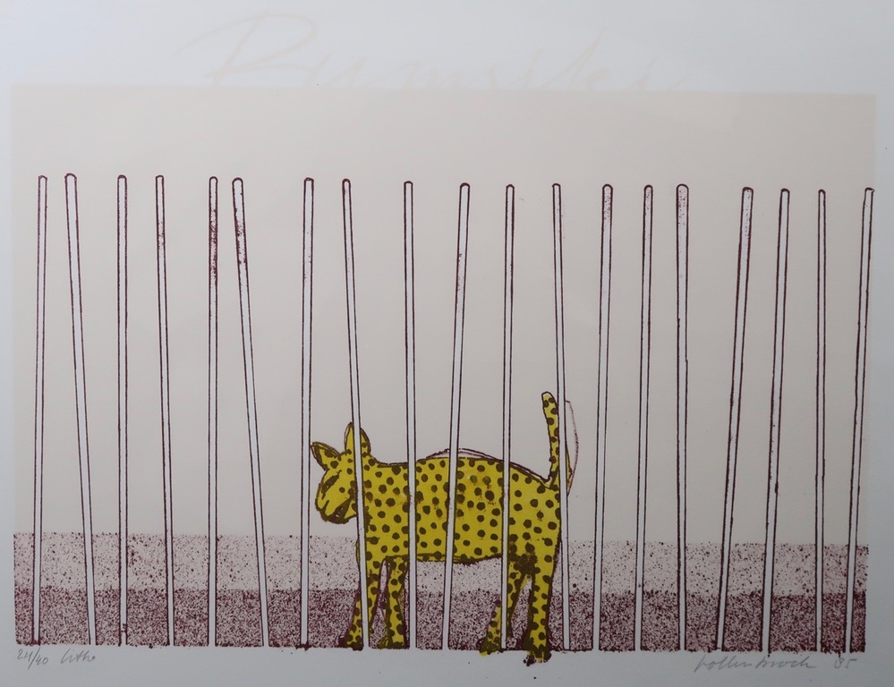 Gerard Vollenbrock: Litho, Rumsiki - Ingelijst kopen? Bied vanaf 1!