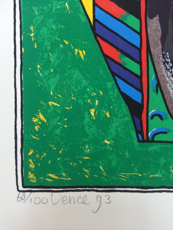 Cecile de Bruijn, zeefdruk op papier, titel:" les Oiseaux " kopen? Bied vanaf 40!