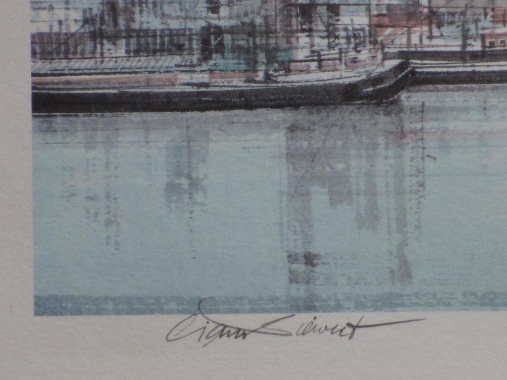 Ciano Siewert, Leuvehaven Rotterdam, Kleuren offset litho kopen? Bied vanaf 1!