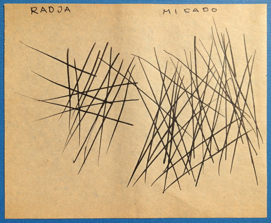 Siep van den Berg, MICADO, Originele inkt tekening uit 1956 kopen? Bied vanaf 38!
