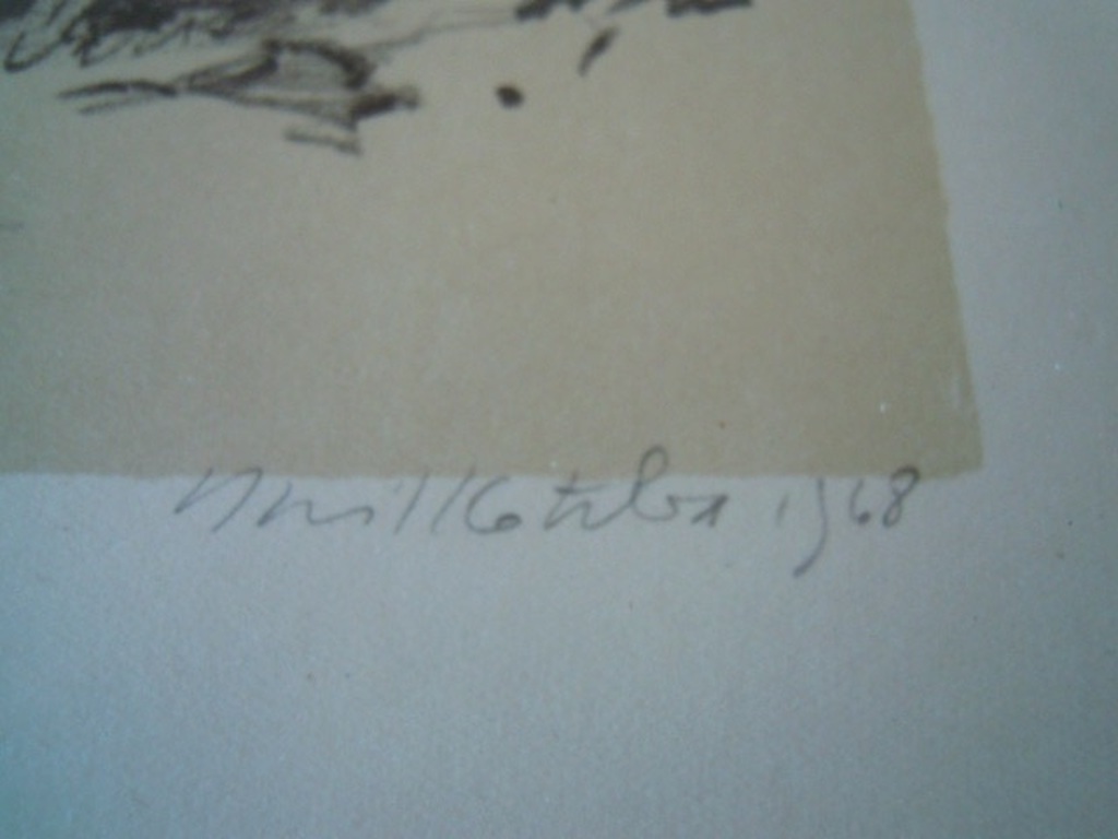 4 Steendrukken JACHTTAFERELEN - hand gesigneerd  en genummerd uit 1968  kopen? Bied vanaf 1!