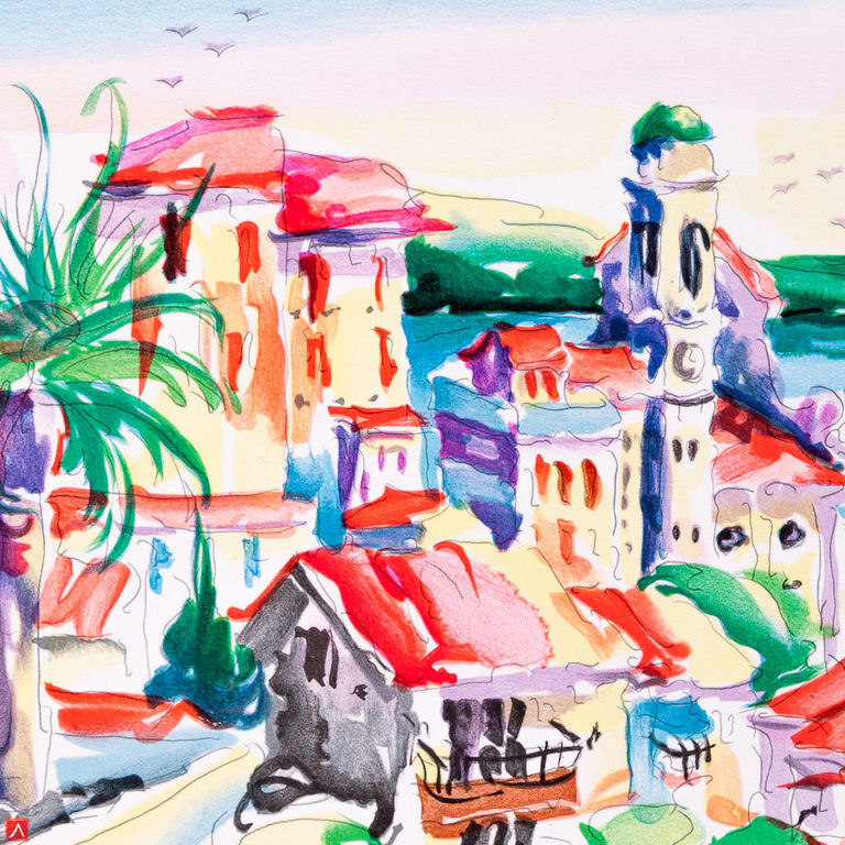 Zladku Oliver | Villefranche | E.A. Handgesigneerd kopen? Bied vanaf 39!