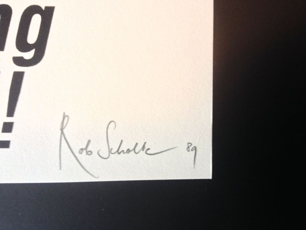 Rob Scholte zeefdruk Parool kopen? Bied vanaf 99!