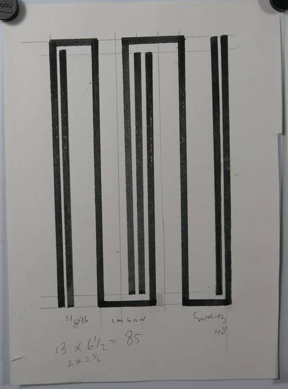 Siep van den Berg: 3 Tekeningen, Compositie met lijnen kopen? Bied vanaf 1!
