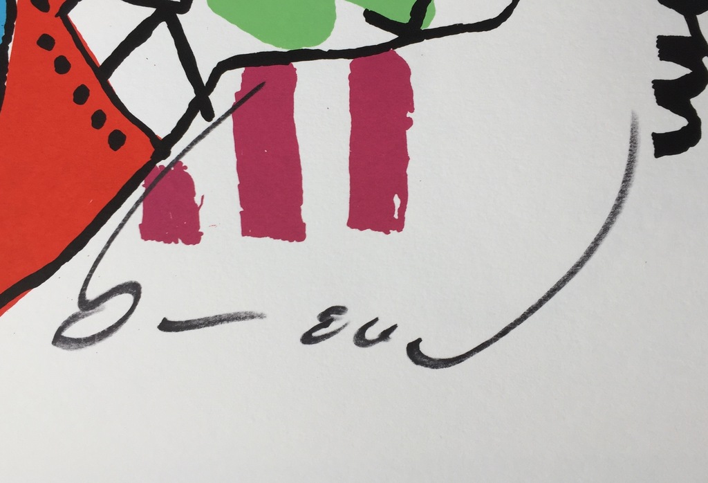 Herman Brood - Originele Kleurenzeefdruk: We're a team kopen? Bied vanaf 1!