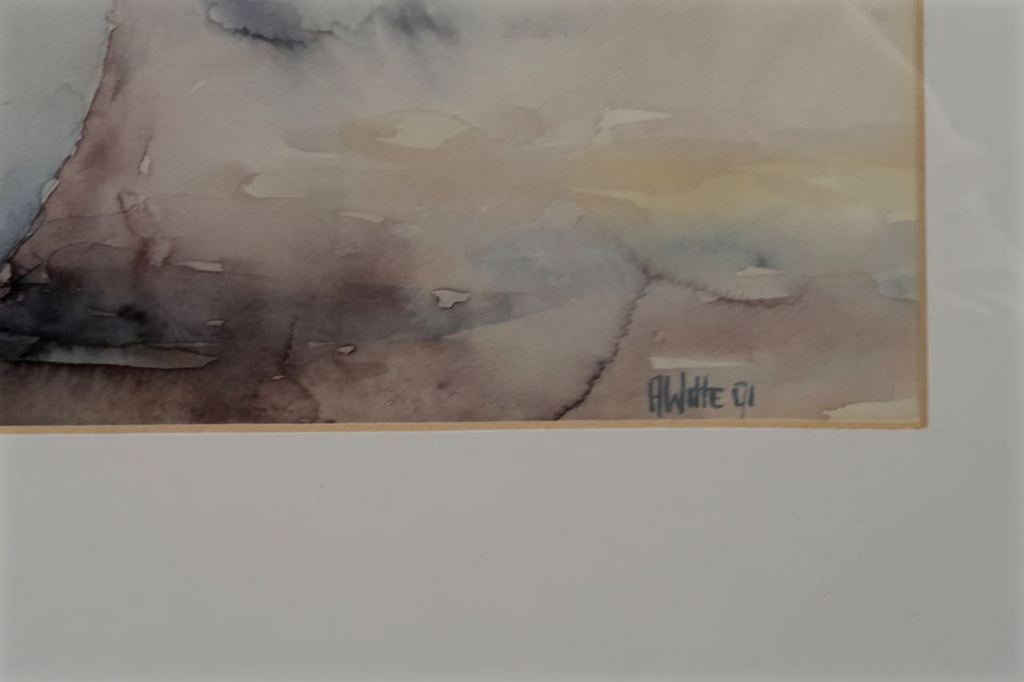 Anneke Witte: Aquarel, Gele tulpen - Ingelijst kopen? Bied vanaf 1!