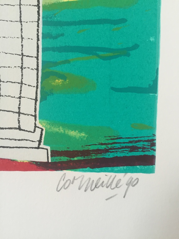 Corneille, groot formaat zeefdruk, gesigneerd kopen? Bied vanaf 1!